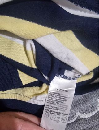 Polo Lacoste Niño Talla 12 Rayas Multicolor