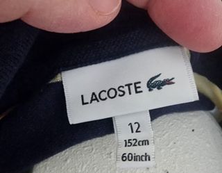 Polo Lacoste Niño Talla 12 Rayas Multicolor