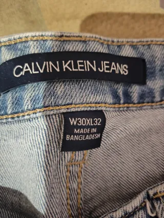 Pantalón vaquero Calvin Klein Jeans azul