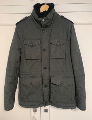 Chaqueta Aviador Hombre Gris oscuro