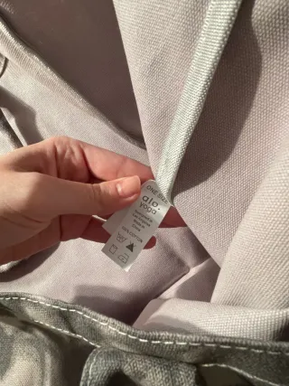 Bolsa Tote Alo Gris y Blanco