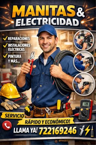 Manitas y electricidad