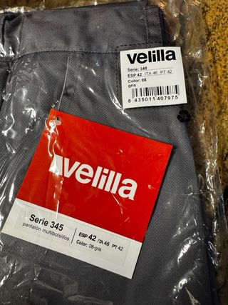 Pantalón multibolsillos Velilla Gris Talla 42