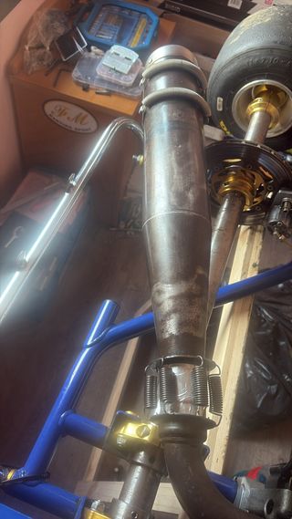 Tubo de escape Kart 100cc