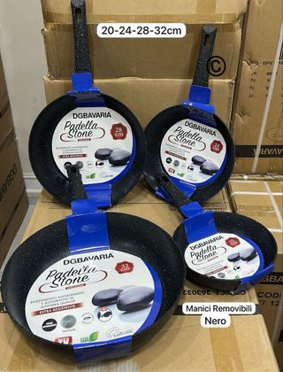 Set Padelle DGBavaria Stone 20-24-28-32cm