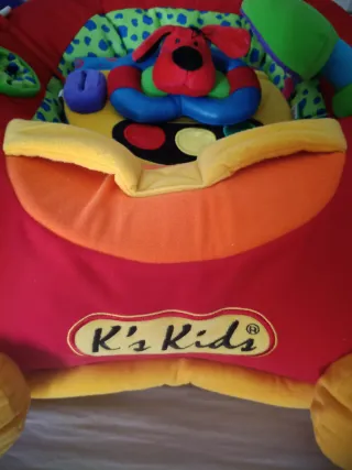 Coche Peluche K's Kids con Volante bebé