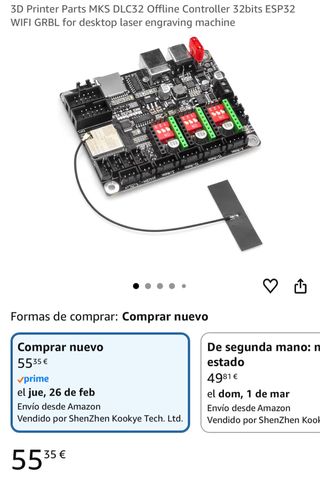 Placa Base Impresora 3D 32 Bits + accesorios NUEVA