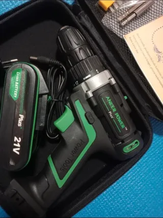 Taladro Atornillador Percutor ANEER POWER 21V