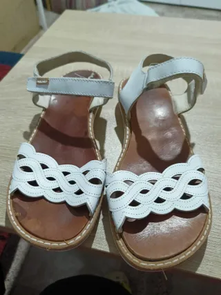 Sandalias Pablosky Blancas y Marrones