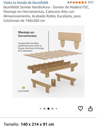 Somier de madera FSC