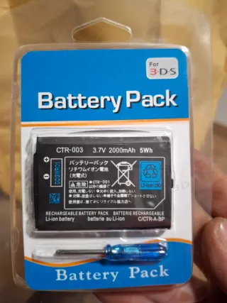 Bateria nintendo 2ds 3ds