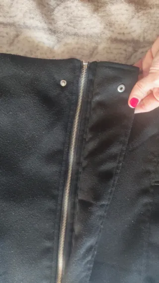 Chaqueta de paño negra