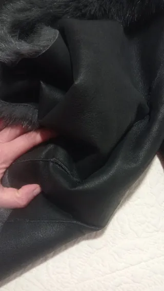 Chaqueta doble faz negra y gris