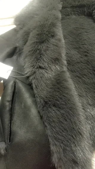 Chaqueta doble faz negra y gris