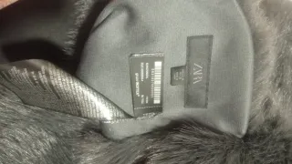 Chaqueta doble faz negra y gris