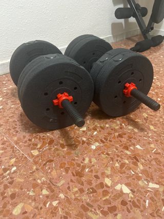 Par de pesas ajustables