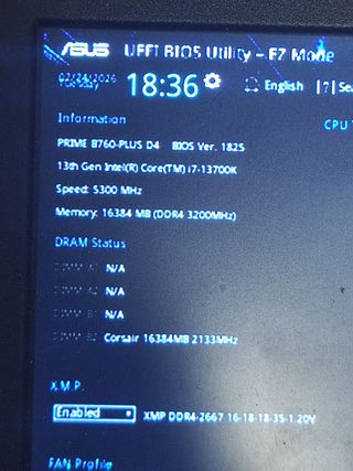 Intel i7-13700K + Placa ASUS B760 + Cooler bequiet