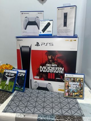 PlayStation 5 + 3 Juegos + Accesorios