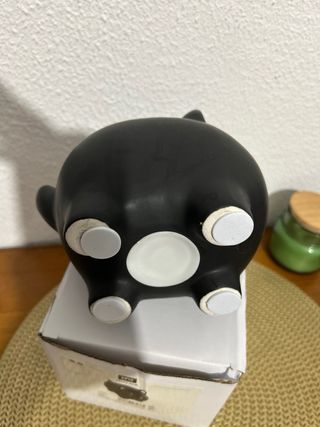 D'casa Porta-moedas Gato Preto Cerâmica