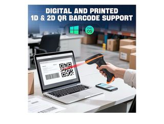 Scanner di codici a barre Tera Nero/Arancio