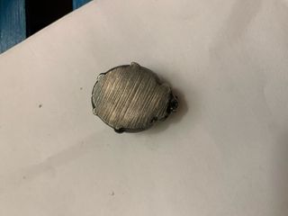 Statuetta coccinella vintage in argento