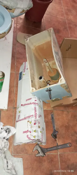 Cisterna sanitario antigua