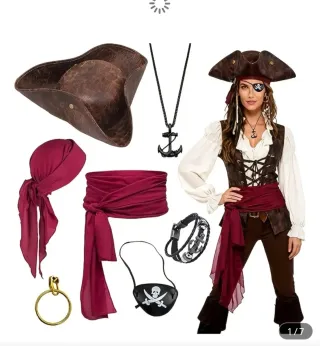 Disfraz Pirata Mujer Talla Única
