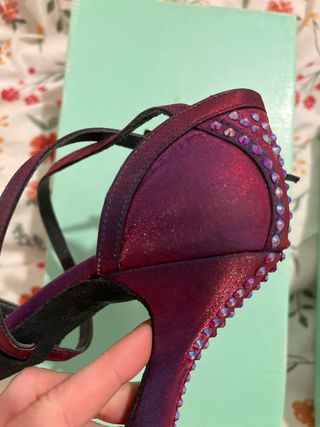 Zapatos baile Manuel Reina iridiscente