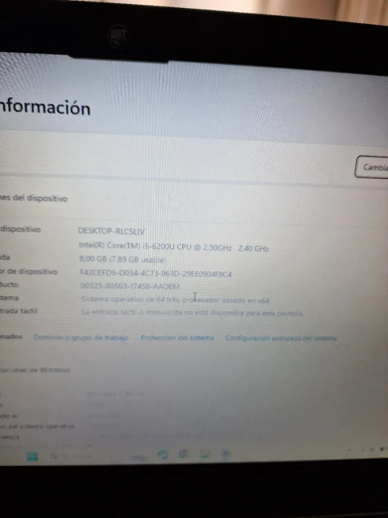 REBAJADO - Portátil Dell 3559 i5-6200U BUEN ESTADO