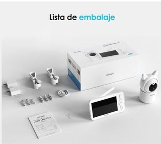 Cámara Vigilancia Bebés ieGeek 1080P con Pantalla