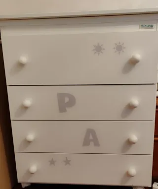 Cómoda bebé bañera y cambiador