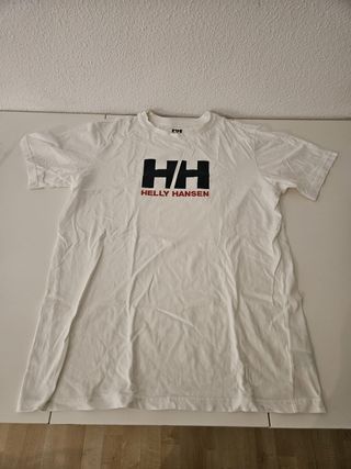 Camiseta Helly Hansen Logo talla M Blanca