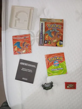 Pokémon Rojo Fuego GBA Pal Esp + Accesorio
