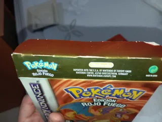 Pokémon Rojo Fuego GBA Pal Esp + Accesorio