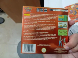 Pokémon Rojo Fuego GBA Pal Esp + Accesorio