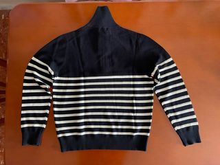 Jersey Massimo Dutti rayas cuello mock