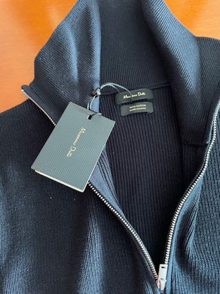 Jersey Massimo Dutti rayas cuello mock