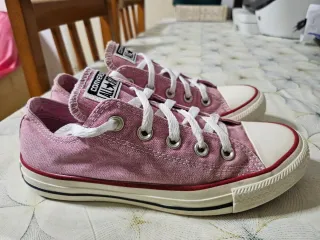 Zapatillas Converse rosas bajas