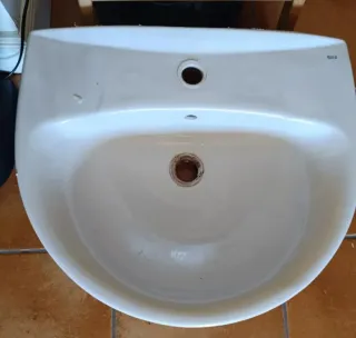 Pica Lavabo Roca Porcelana Blanco