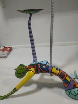 Candelabro decorativo multicolor