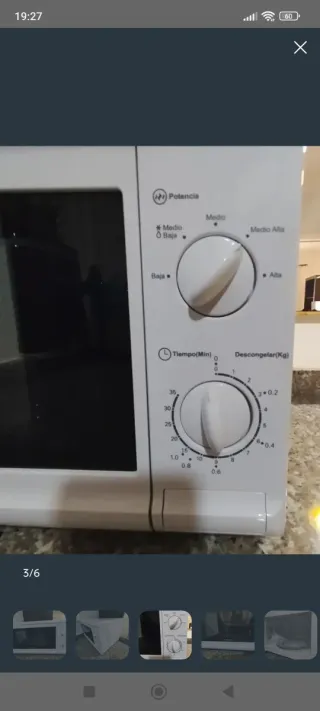 Microondas Aspes Blanco (a estrenar) con caja.