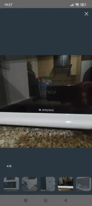 Microondas Aspes Blanco (a estrenar) con caja.