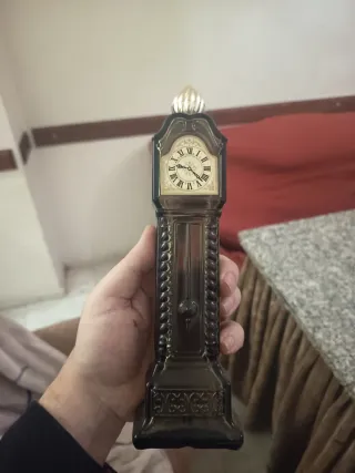 Botella Perfume Vintage Reloj