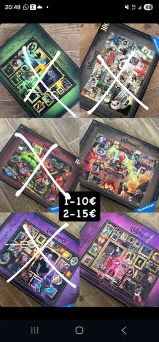 Puzzles Disney Ravensburger Villainous