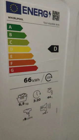 Lavadora Whirlpool 6.5Kg Carga Superior