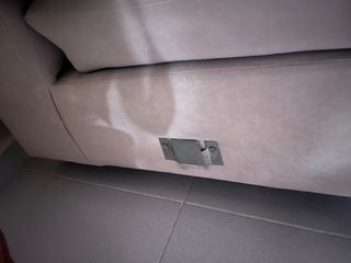 Sofá individual y triple beige/gris