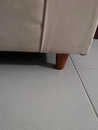 Sofá individual y triple beige/gris