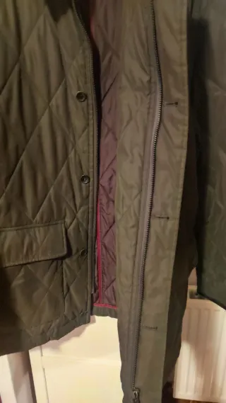 Abrigo acolchado verde