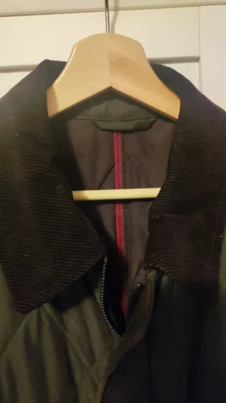 Abrigo acolchado verde