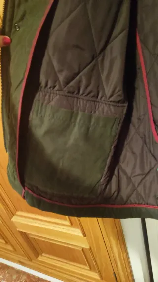 Abrigo acolchado verde